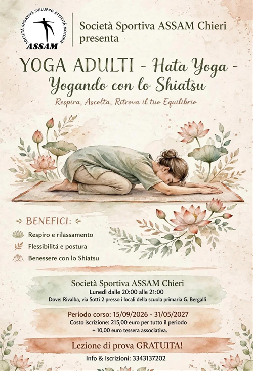 Yoga per adulti a Rivalba