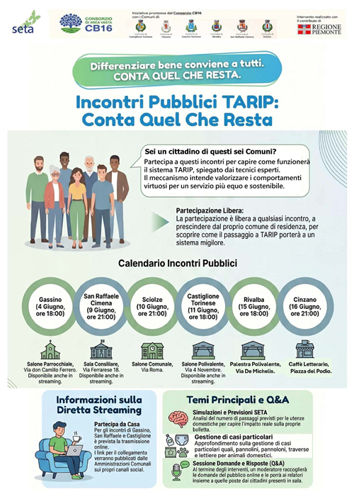 Incontri pubblici TARIP - conta quel che resta